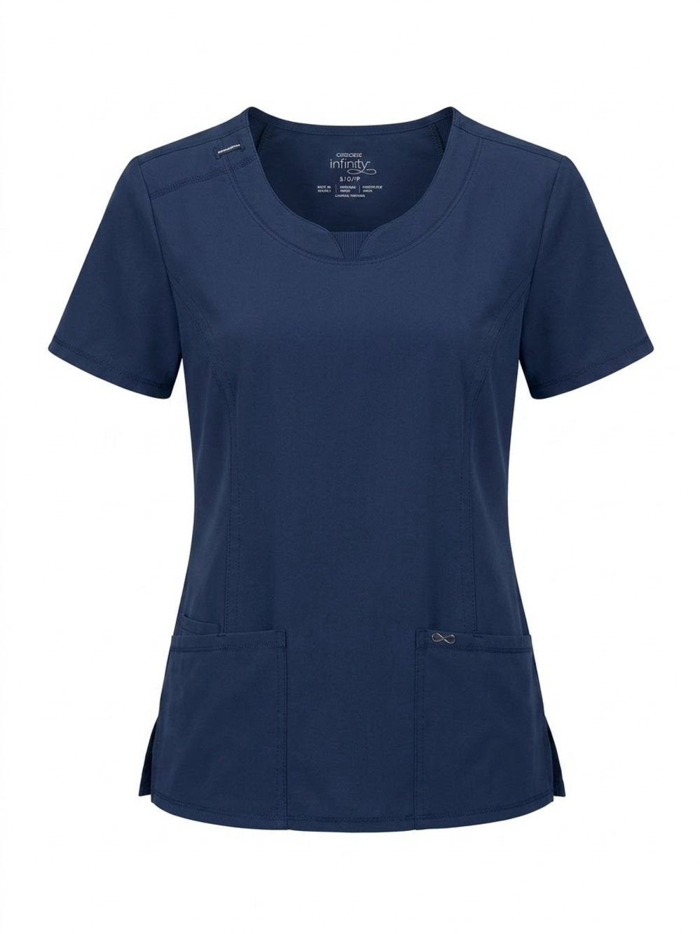 Cherokee Navy Short Sleeve V-Neck Scrub Top